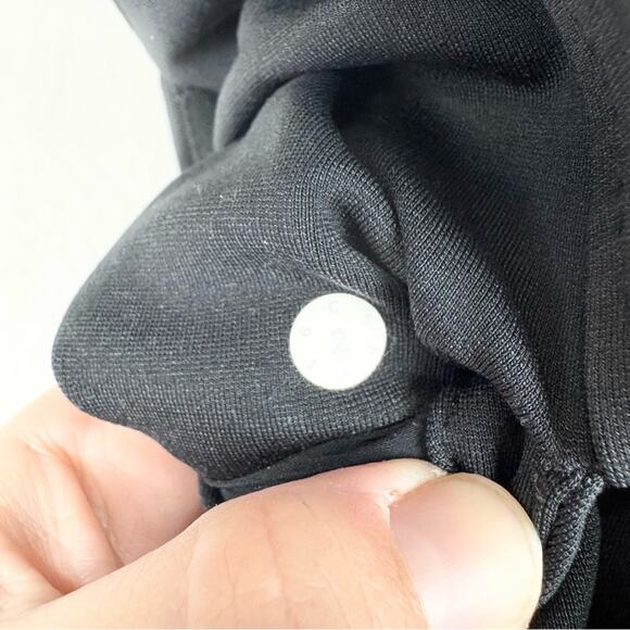 Lululemon City Trek Athleisure Office Casual Slim Trouser In Ponte Black Sz 2 - Picture 16 of 16